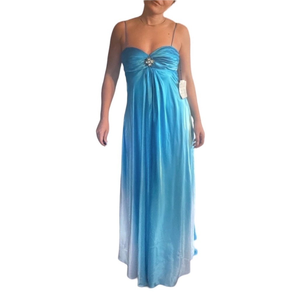 Jovani Evening Gown Blue - Picture 1 of 5